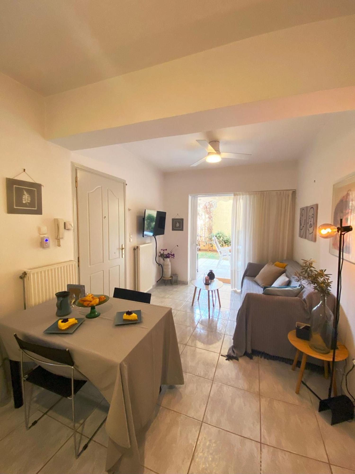 Garden Apartment With Bbq In The Athenian Riviera Exterior foto